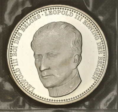 Belgia. Medal Leopold III – SREBRO