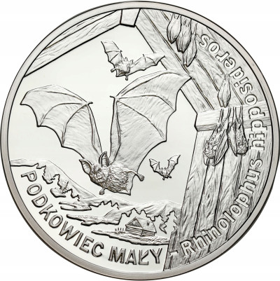 20 złotych 2010 Nietoperz Podkowiec Mały – SREBRO