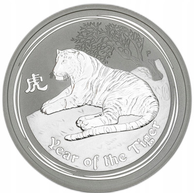 Australia. 2 dolary 2010 Rok tygrysa - SREBRO 2 UNCJE