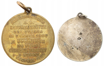 Polska, Austria. Srebrny Medalik Jan Paweł II i Franciszek Józef – 2 szt