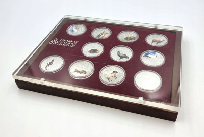 Medale. Symbole Polskiej Przyrody, SREBRO – 11 szt