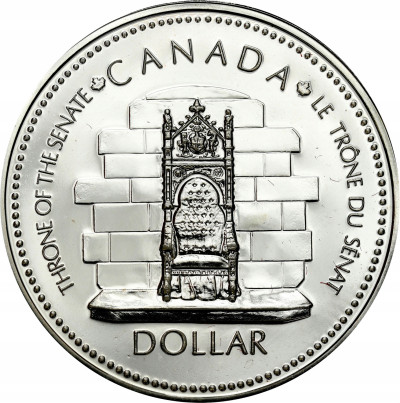 Kanada 1 dolar 1977 koronacja Elżbiety II – SREBRO