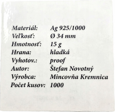 Słowacja PRÓBA 10 Euro 2003 - Jan Paweł II