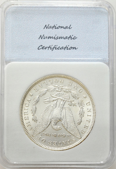 USA 1 dolar 1896 NNC MS65 - SREBRO