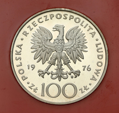 PRÓBA SREBRO 100 złotych 1976 Tadeusz Kościuszko
