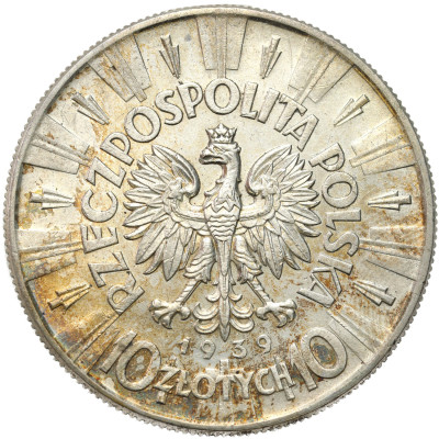 II RP. 10 złotych 1939 Piłsudski – RZADKI ROCZNIK