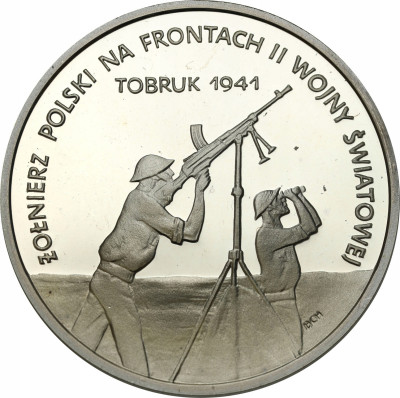 100.000 złotych 1991 Tobruk – SREBRO