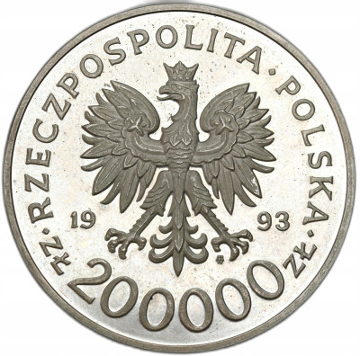 200.000 złotych 1993 Szczecin – SREBRO