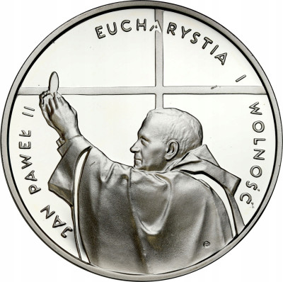 10 złotych 1997 Jan Paweł II Eucharystia – SREBRO