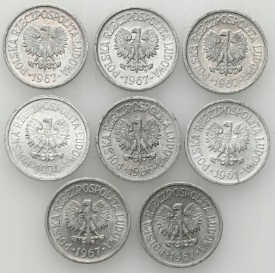 PRL. 10 groszy 1961-1974 – 8 szt