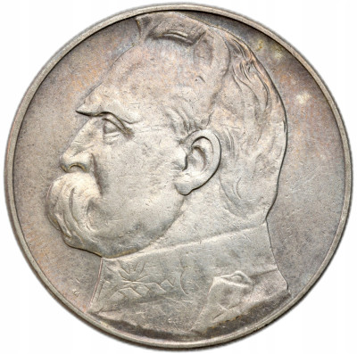 II RP. 10 złotych 1935 Piłsudski – SREBRO