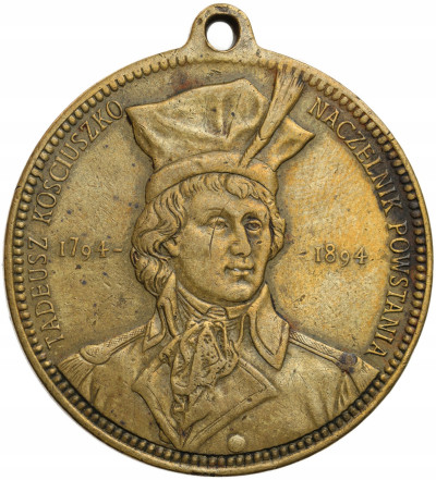 Medal. Tadeusz Kościuszko 1894, brąz