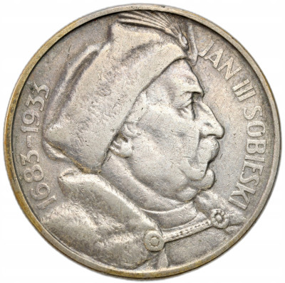 II RP. 10 złotych 1933 Sobieski