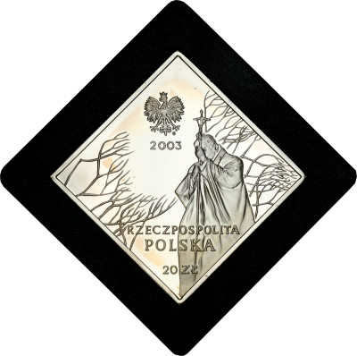 20 złotych 2003 klipa Jan Paweł II – SREBRO