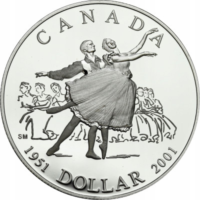 Kanada 1 dolar 2001 balet – SREBRO