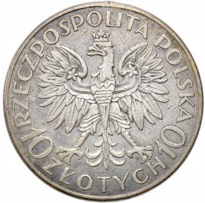 II RP. 10 złotych 1933 Sobieski