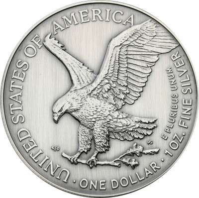 USA. 1 dolar 2024, Shadow Ship. RZADKIE – UNCJA SREBRA