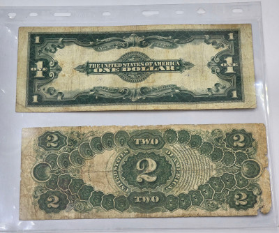 USA. 1-2 dolary 1917 i 1923 – 2 szt