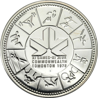 Kanada 1 dolar, 1978 - XI Igrzyska – SREBRO