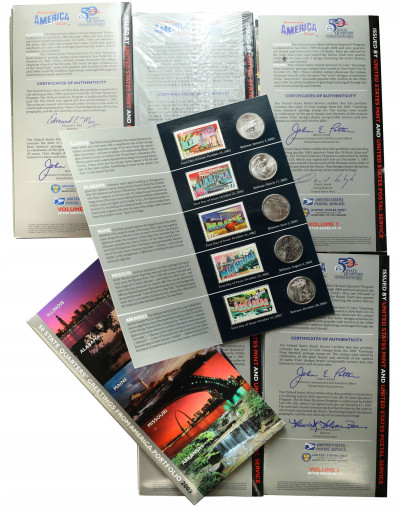 USA. 1/4 dolara 2001-2008 SET – 30 szt.