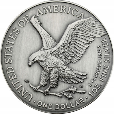 USA. 1 dolar 2024, Dragon of Magic. RZADKIE – UNCJA SREBRA