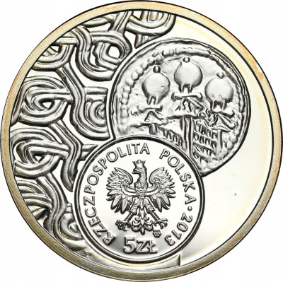 5 złotych 2013 denar Bolesława II Śmiałego – SREBRO