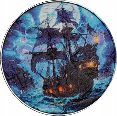 USA. 1 dolar 2024, Shadow Ship. RZADKIE – UNCJA SREBRA