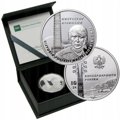 10 złotych 2020 Historia Polskiej Muzyki, Krzysztof Klenczon – SREBRO