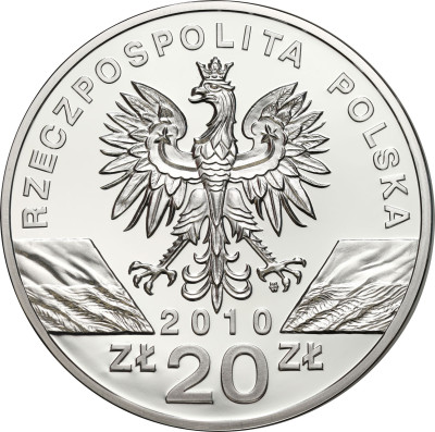 20 złotych 2010 Nietoperz Podkowiec Mały – SREBRO