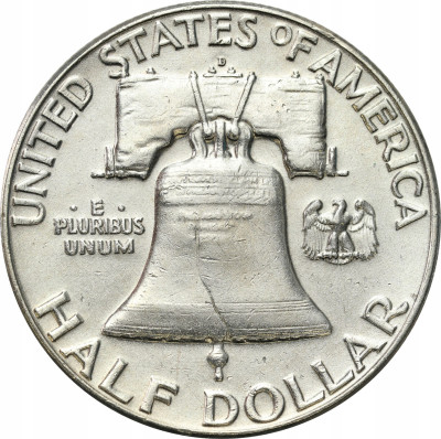 USA. 1/2 dolara 1963 Franklin – SREBRO