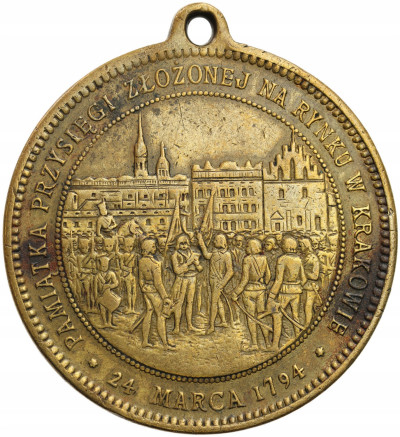 Medal. Tadeusz Kościuszko 1894, brąz