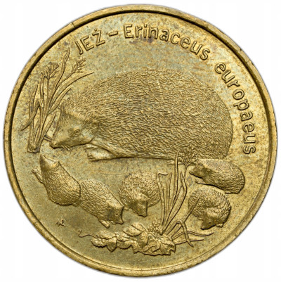 2 złote GN 1996 Jeż – RZADSZE