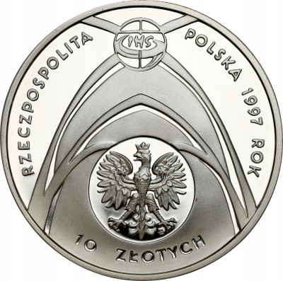 10 złotych 1997 Jan Paweł II Eucharystia – SREBRO