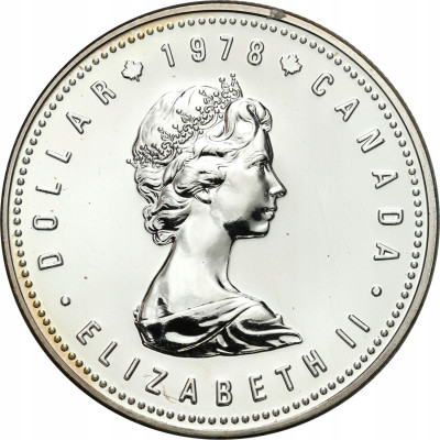 Kanada 1 dolar, 1978 - XI Igrzyska – SREBRO