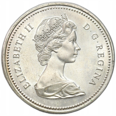 Kanada. 1 dolar 1971 Kolumbia brytyjska – SREBRO