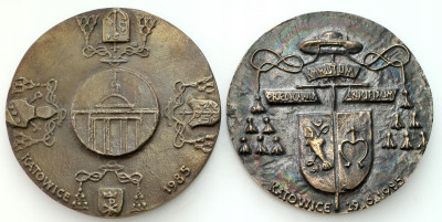 Watykan. Medal 1985 Vixdum Poloniae Unitas – 2 szt