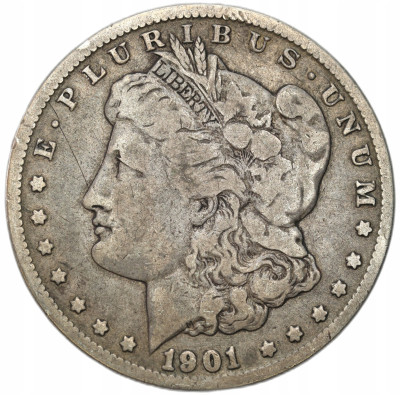 USA. Dolar 1901 O, Nowy Orlean – SREBRO