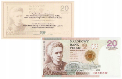 20 złotych 2011 Maria Skłodowska-Curie – WYŚMIENITE