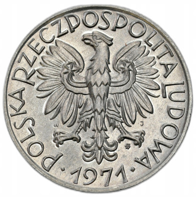 PRL. 5 złotych 1971 Rybak