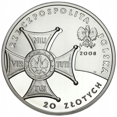 20 złotych 2008 Niepodległość – SREBRO