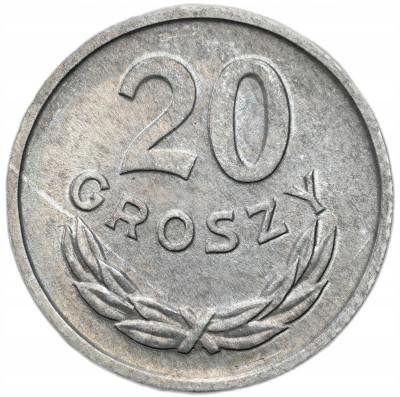 PRL. 20 groszy 1967 – WYŚMIENITE