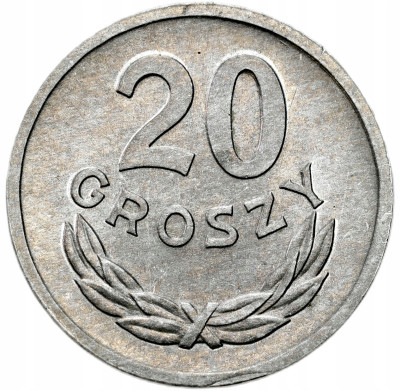 PRL. 20 groszy 1969 – Z RULONU