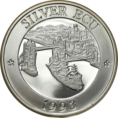 Wielka Brytania. Medal Silver Ecu – SREBRO