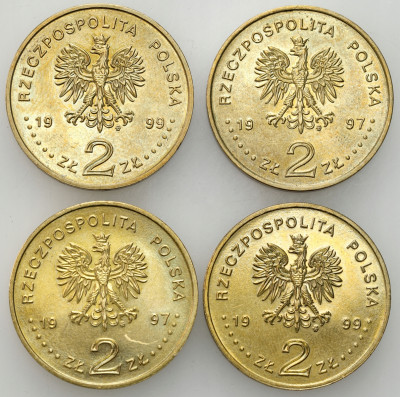 2 złote GN 1997-1999, Rzadsze - 4 sztuki