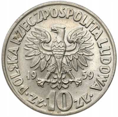PRL. 10 złotych 1959 Kopernik – PIĘKNE