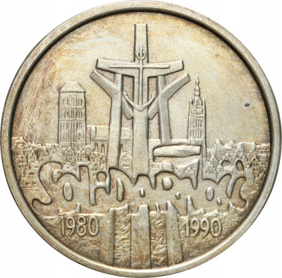 III RP. 100.000 złotych 1990 Solidarność typ B – RZADSZE