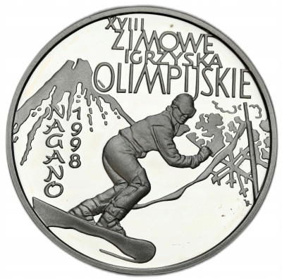 10 złotych 1998 Nagano – SREBRO