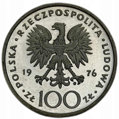 100 złotych 1976 Kazimierz Pułaski – SREBRO