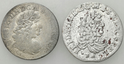 Niemcy, Prusy. Fryderyk Wilhelm. Szóstak (6 groszy) 1684 i 1686 – 2 szt