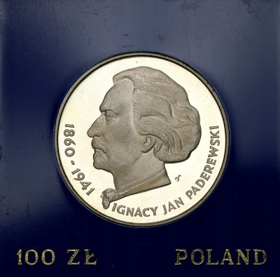 100 złotych 1975 Ignacy Paderewski – SREBRO